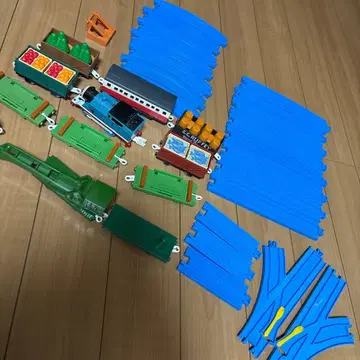 토마스와 활기찬 화차 세트 프라레일 토마스 결품 있음 TOMY 타미힐피거