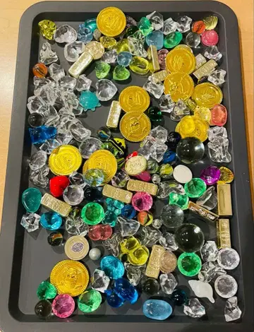 반짝이는 보석 스톤 금화 구슬 묶음 판매 완구 뽑기 게임 경품