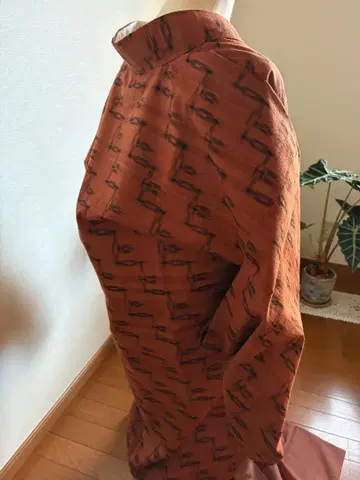 쿠메지마 츠무기 롱 코트 완성품