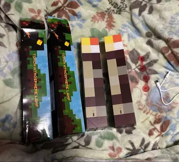 마인크래프트의 횃불 램프 토치 애트모스페릭 램프 2개 세트