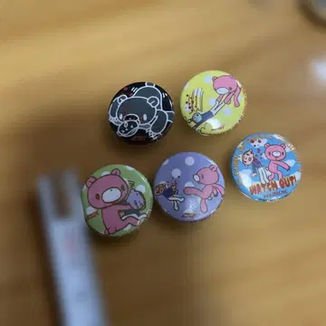 그루미 캔뱃지 5개 세트