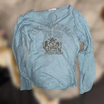 헨리넥 90s 스카이블루