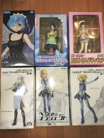 헤비 오브젝트 미린다 아사쿠라 료코 사키 피규어 세트