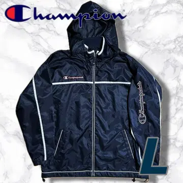 새상품급 y2k Champion 챔피온 네이비 나일론 자켓 L