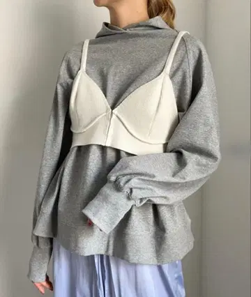 Ameri 레이어드 뷔스티에 후디 뷔스티에 포함