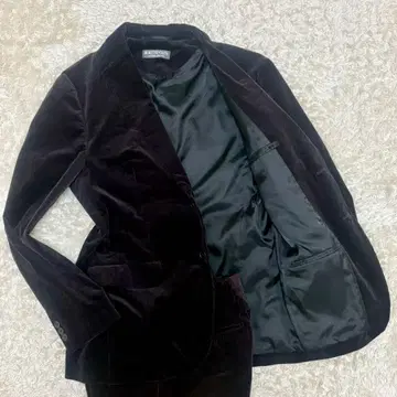 442 유나이티드 애로우즈 코듀로이 스트레치 수트 셋업 브라운 보라색