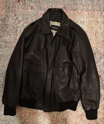 NorthCrest 블랙 가죽 자켓