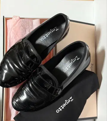 [새상품급] 레페토 로퍼 마이클 블랙 37