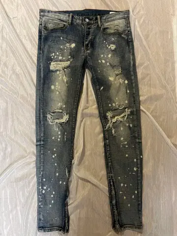 mnml 데미지 가공 데님 팬츠 사이즈 34