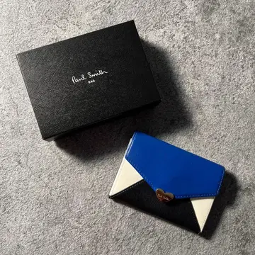 폴스미스 명함지갑 파랑 블랙 화이트 러브레터 편지 폴스미스