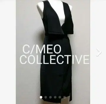 카메오 컬렉티브 지레 베스트 원피스 블랙