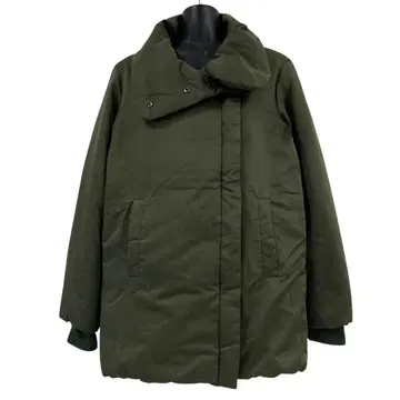 새상품급 theory 다운 숏코트 여성용 S 카키 계열