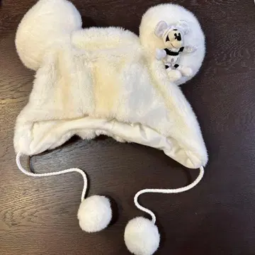 디즈니 화이트 화이트 미니 팬캡