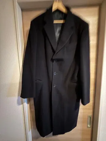 아르마니 꼴레지오니 체스터 코트 이탈리아제 캐시미어 혼방