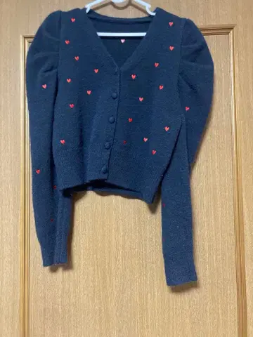 핏모어 하트 가디건, 자카드 상의, 원피스 3점 묶음 판매