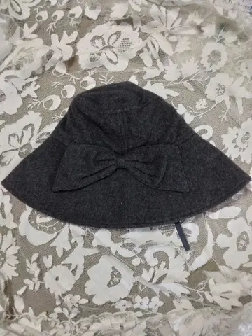 새상품급 Athena New York 아테나 뉴욕 리본 포함 울 햇