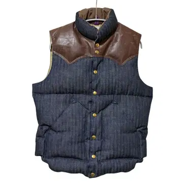 N-533 웨어하우스 로키마운틴 데님 다운 베스트 38 고품질