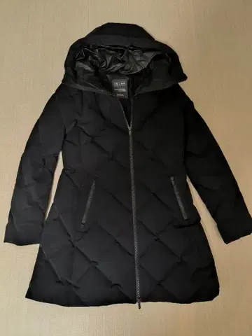 가마쿠라 셔츠 다이아 무늬 다운 코트