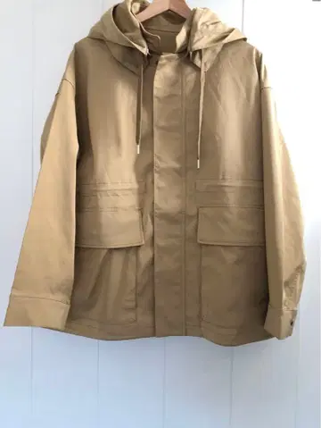 MACPHEE 더블 새틴 후디 블루종