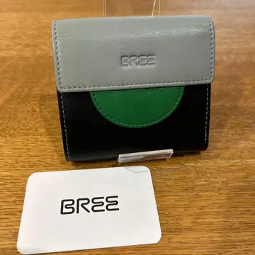새상품 BREE 접이식 지갑 블랙 가죽 익명