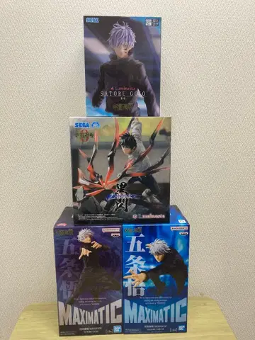 [ 묶음 할인 ] 주술회전 고죠 사토루 옷코츠 유타 피규어 4종 세트