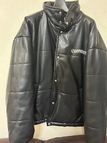 GALFY CRUTCH BRAND 블랙 다운 자켓