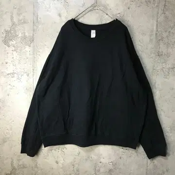 B857 구제 의류 트레이닝복 맨투맨 블랙 무지 90s Y2K