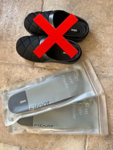 미개봉 새상품 엘프풋 슬림 코어 인솔 S 사이즈 2켤레 모든 신발에