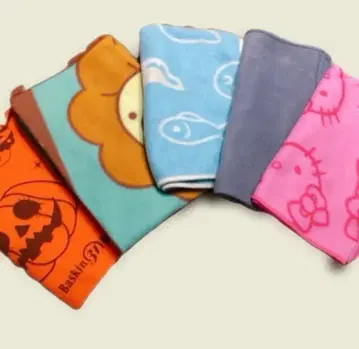 배스킨라빈스 캐릭터 무릎 담요 5개 세트