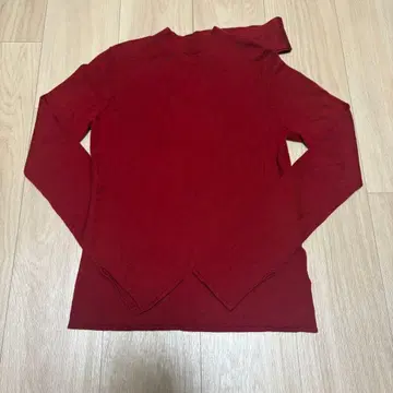 시착만 한 상품, 택 없음 FRAY I.D 백 오픈 리본 니트 레드