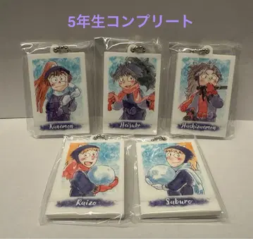 닌타마 란타로 파샤코레 미니 아크릴 키링 5학년 컴플리트