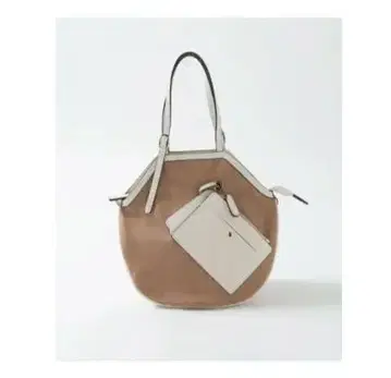 [ 새상품급 ] 토트백 (베이지 x 아이보리)