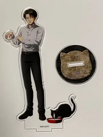 진격의 거인 리바이 아크릴 스탠드 고양이