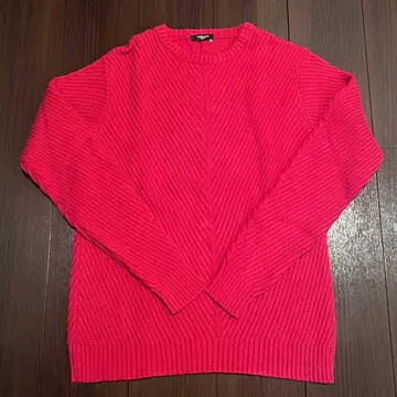 MORGAN HOMME 리브 스웨터