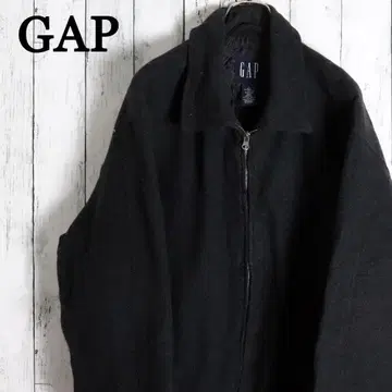 00s GAP 올드 갭 집업 울 자켓 블루종