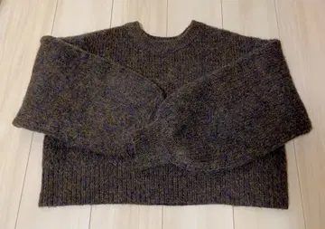 샤기 믹스 니트