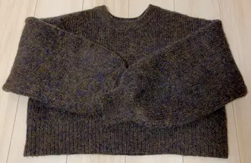 샤기 믹스 니트