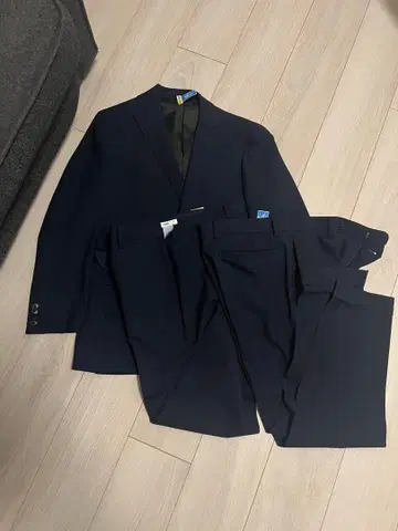 네이비 비즈니스 정장 투팬츠