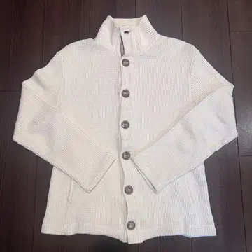 MORGAN HOMME 화이트 니트 스웨터