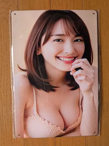 아라가키 유이 양철 간판