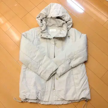 GLOBAL WORK 후드 부착 다운 자켓