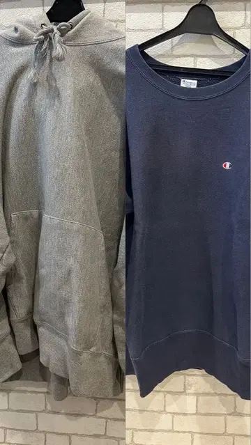 챔피온 리버스 위브 세트 판매 그레이 XL 네이비 L