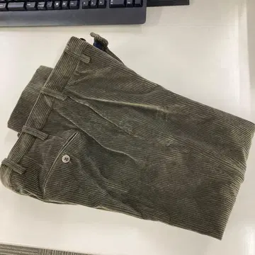 GERMANO 코듀로이 팬츠 46 브라운 카키 젤마노