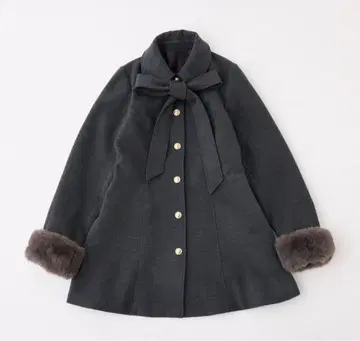 NICE CLAUP 리본 미들 코트