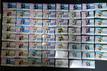 원피스 복권 꽝 스크래치 카드 63장 + 응모 엽서 6장 + 설명서 3장