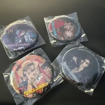 이와타 타카노리 캔 배지 회장 가챠 4점 세트