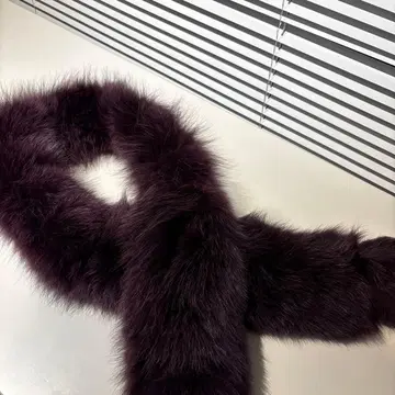 바니스뉴욕 와인 레드 퍼 스카프 다나카 히사 주식회사