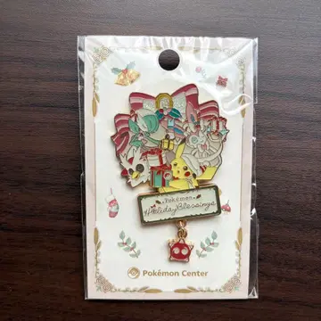 포켓몬 센터 2025 크리스마스 한정판 로고 핀즈 핀 배지 미개봉 새상품