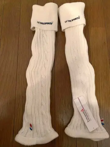 [익명 배송] [택 포함 새상품] 르꼬끄 레그 워머 니트 아이보리