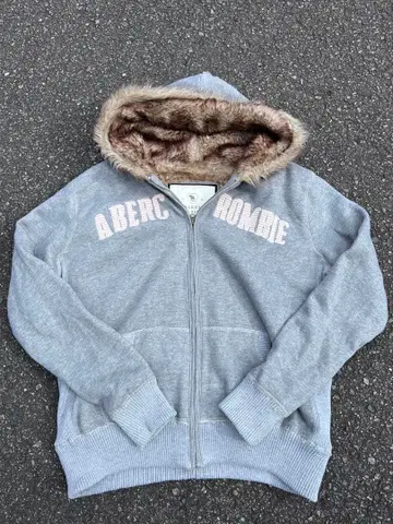 Abercrombie&Fitch 퍼 후드티 90-00s Y2K 갸루